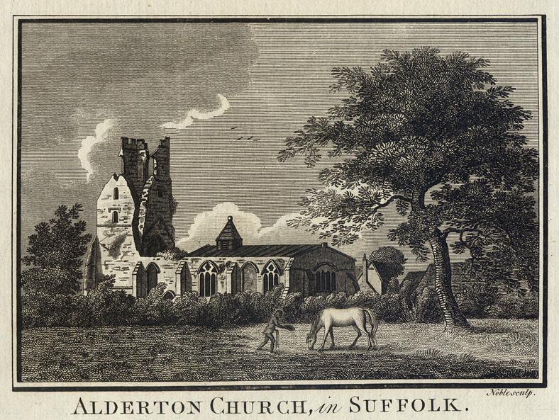 Suffolk, Alderton Church, 1786