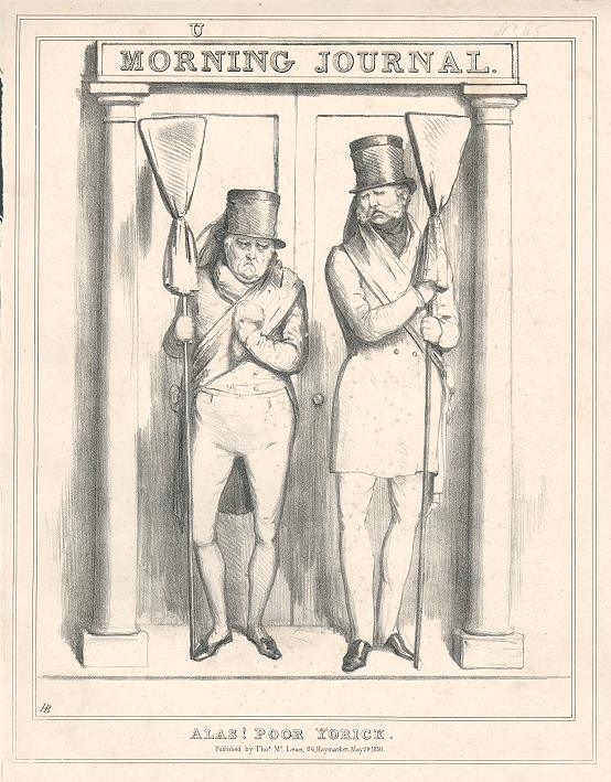 Alas! Poor Yorick. John Doyle, HB Sketches, 1830