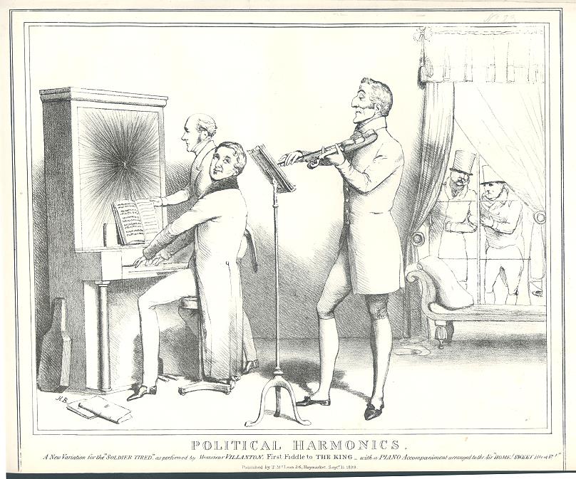 Political Harmonics. John Doyle, HB Sketches, 1830