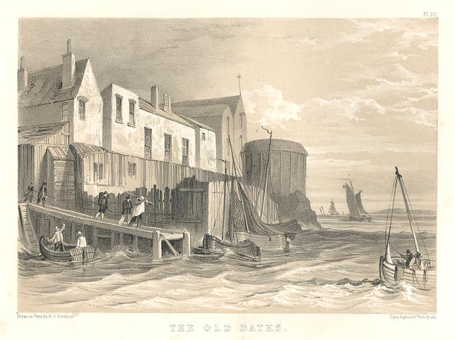 Lancashire, Liverpool, The Old Baths, 1843