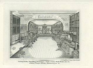 Cheltenham, Trade Advert, Turnbull's Desks, Cases etc., 1826