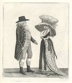 Robert Johnston & Miss Sibilla Hutton, Kays Portraits, 1787/1835