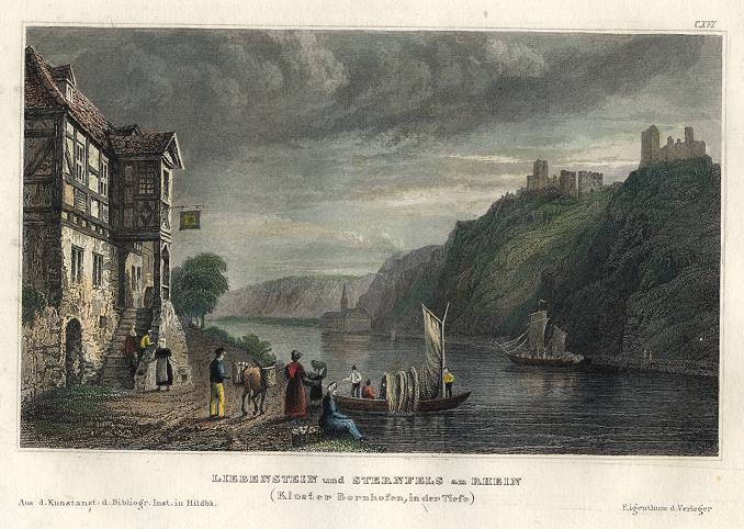 Germany, Liebenstein and Sternfels on the Rhine, 1839