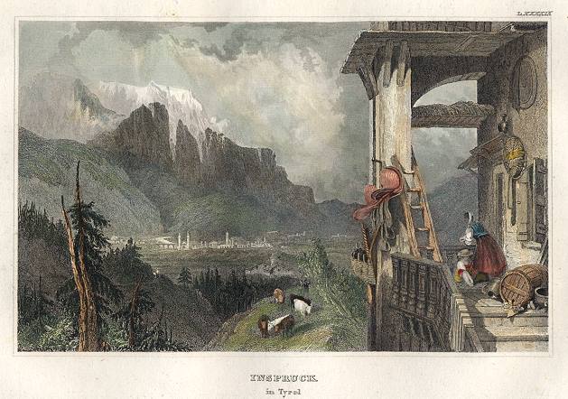 Austria, Innsbruck in the Tyrol, 1839