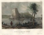 Hungary, Ruins of Schloss-Theben, 1839