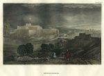 Israel, Bethlehem at night, 1839