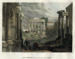 Italy, Rome, The Forum, 1839