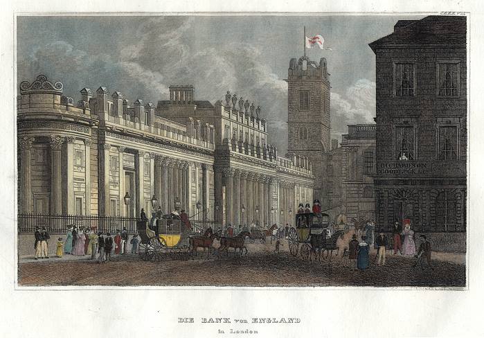 London, Bank of England, 1839