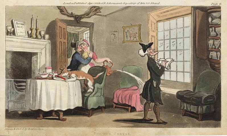 Doctor Syntax Copying the Wit of the Window, 1813