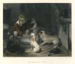 The Breakfast Party (several breeds), after Landseer, published 1880