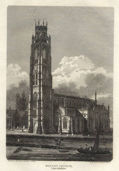 Lincolnshire, Boston Church, 1813