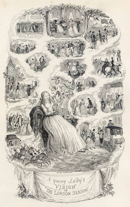 Young Lady's Vision of the London Season, 1845