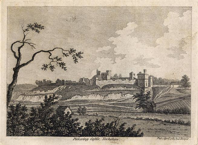 Yorkshire, Pickering Castle, 1786