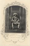 Shakespeare, scene from King Henry VIII, 1850