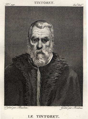 Self-portrait by Tintoretto, 1814