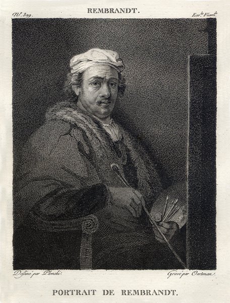 Self-portrait by Rembrandt, 1814