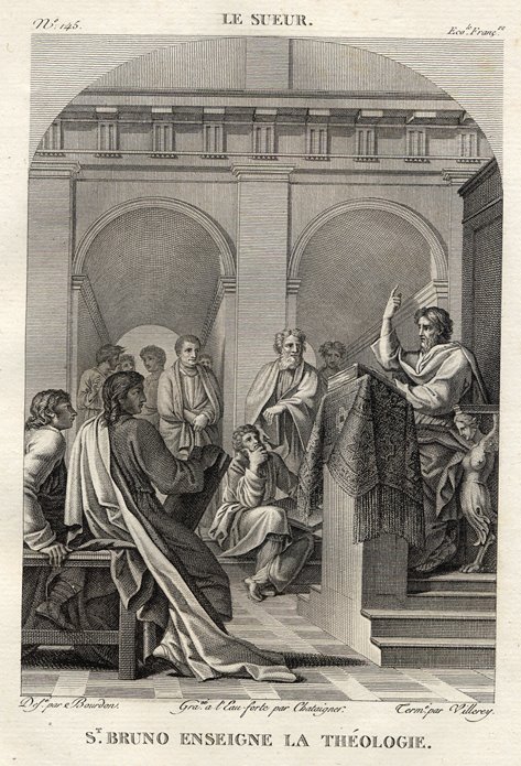 St. Bruno, by Eustache Le Sueur, 1814