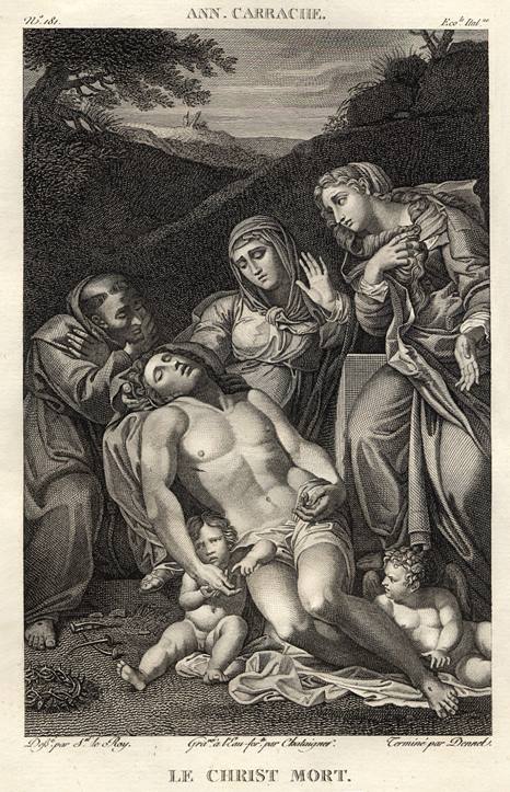 Le Christ Mort, by Annibale Carrache, 1814