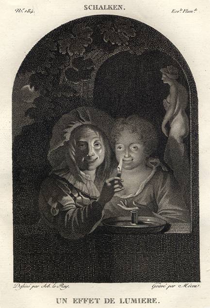 Un Effet de Lumiere, by Godfried Schalken, 1814