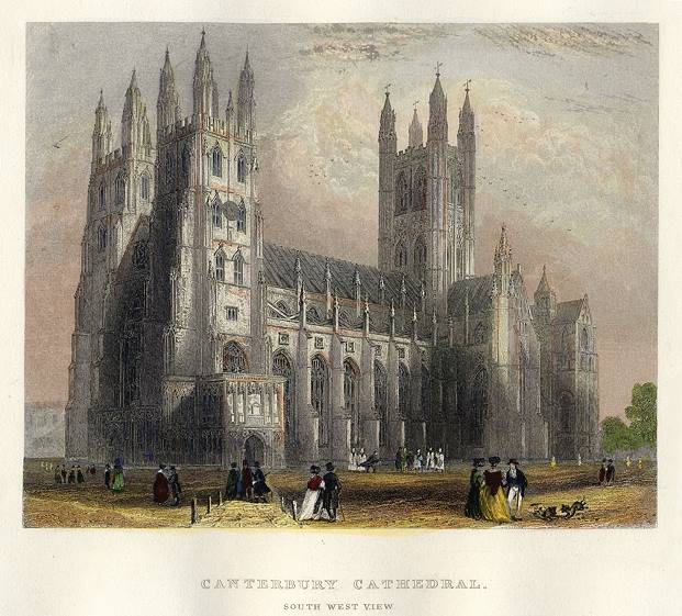 Canterbury Cathedral, 1836