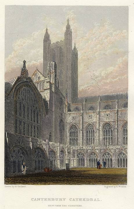 Canterbury Cathedral, 1836