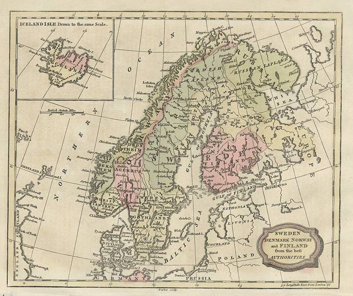 Scandinavia and Iceland, 1812