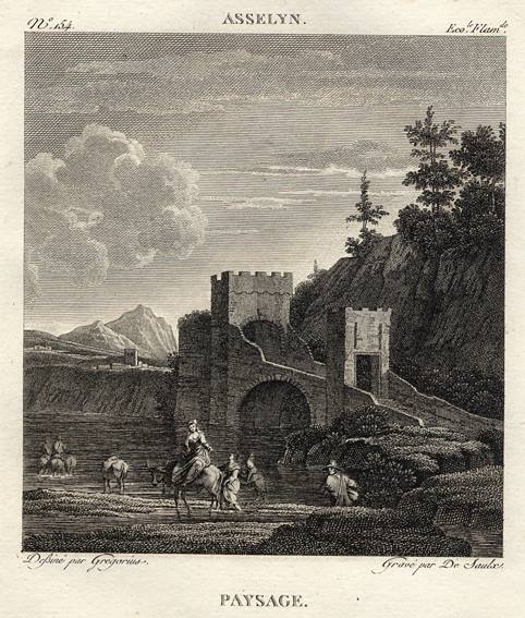 Paysage, by Jan Asselyn, 1814