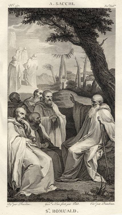 St. Romuald, by Andrea Sacchi, 1814