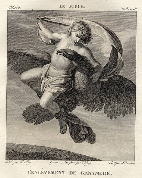 L'Enlevement de Ganymede, by Eustache Le Sueur, 1814