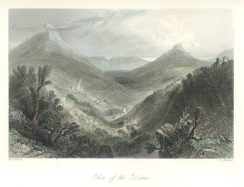 Ireland, Glen of the Downs, 1841