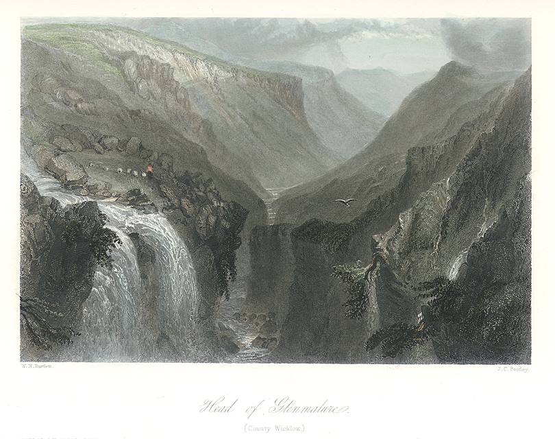 Ireland, Head of Glenmalure (Wicklow), 1841