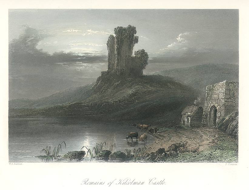 Ireland, Kilcolman Castle, 1841