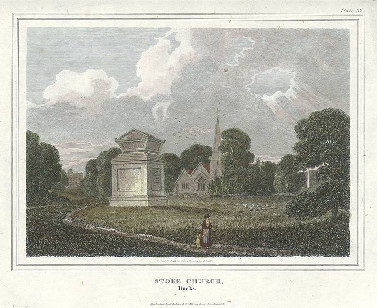 Buckinghamshire, Stoke Church, 1819