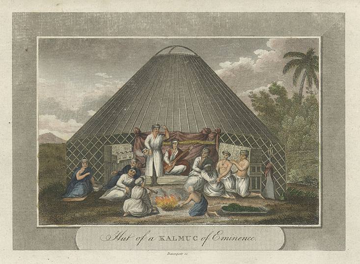 Russia, Hut of a Kalmuc of Eminence, 1810