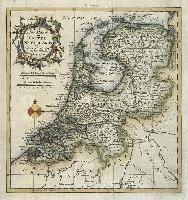 The Netherlands (Holland), Thomas Kitchin, 1762