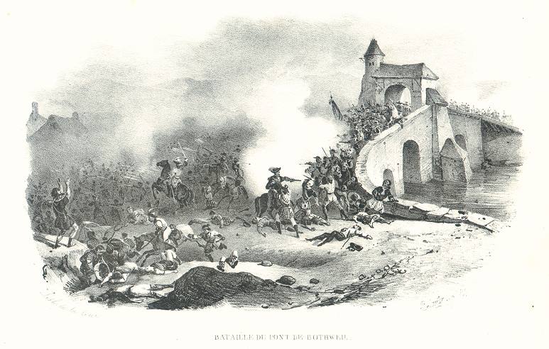 Scotland, Battle of Bothwell Bridge, published 1827