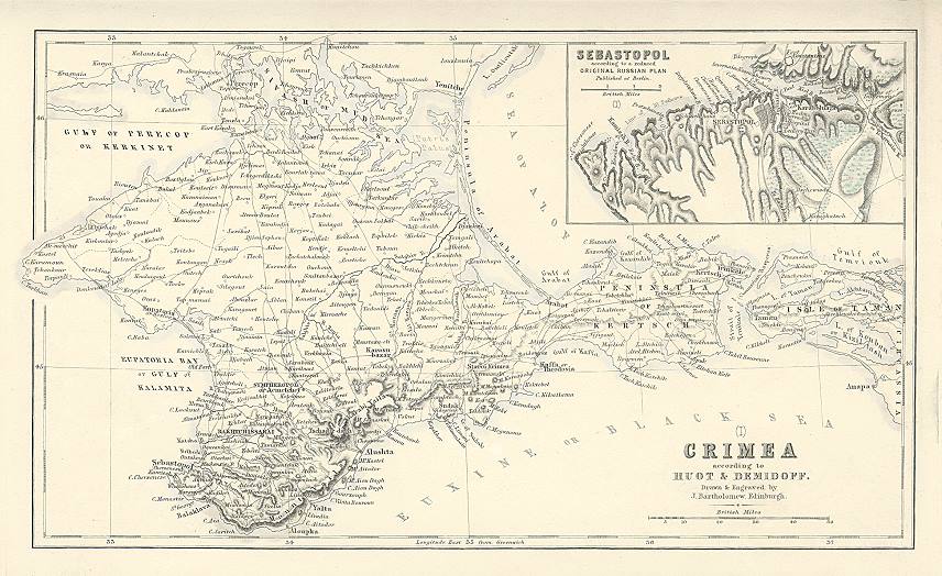 Crimea with Sebastopol, 1856