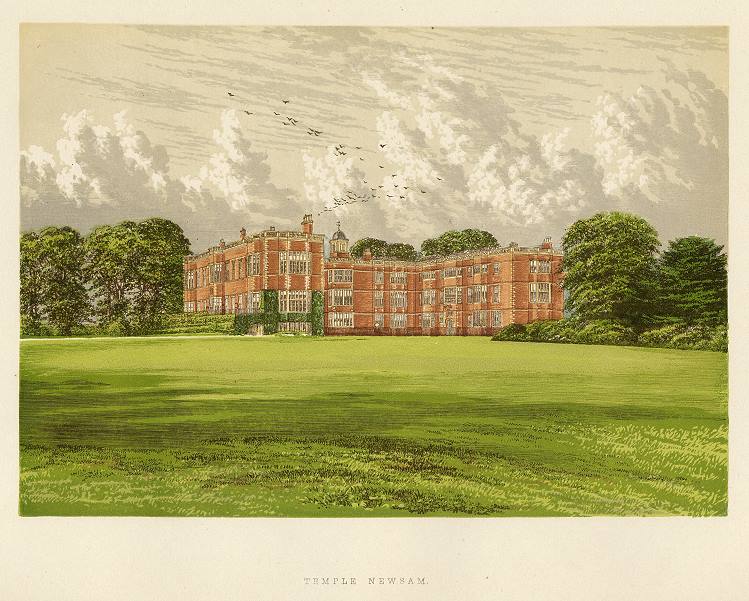 Yorkshire, Temple Newsam, 1880