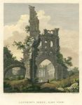 Wales, Monmouthshire, Llanthony Abbey east view, 1800