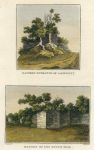 Wales, Monmouthshire, Caerwent, two views, 1800