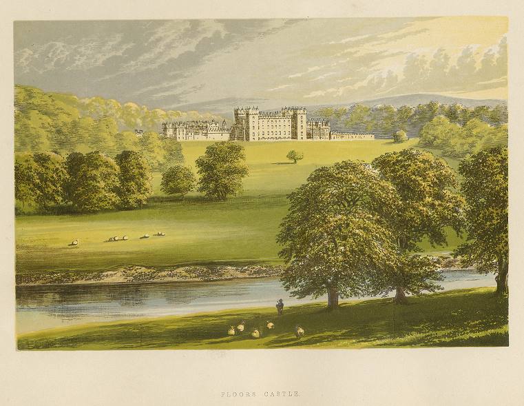 Scotland, Floors Castle, 1880