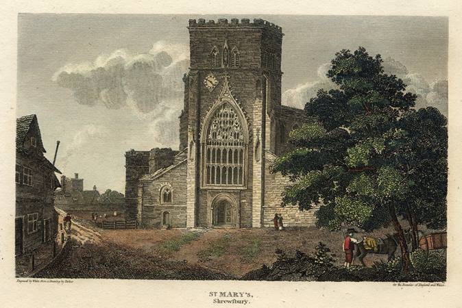 Shropshire, Shrewsbury, St.Mary's Church, 1811