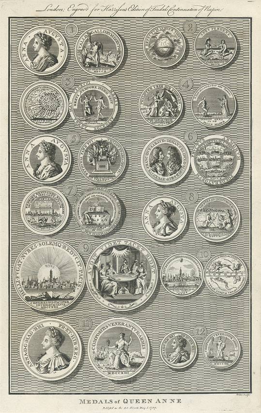 Medals of Queen Anne, 1789