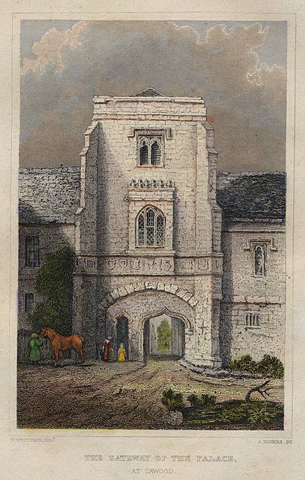 Yorkshire, Palace Gateway at Cawood, 1829