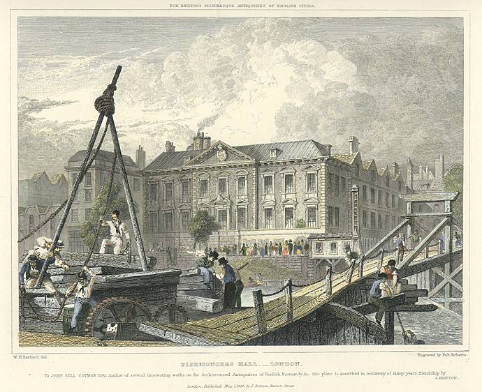 London, Fishmongers Hall, 1830