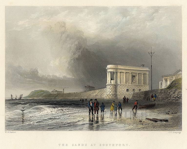 Lancashire, Southport Sands, 1842