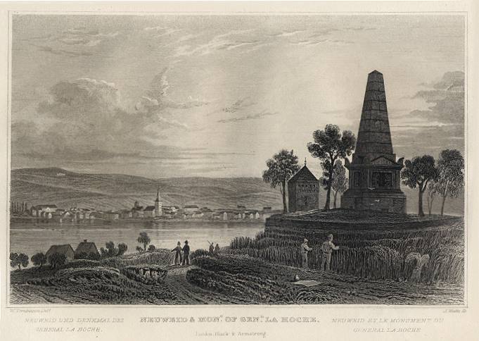 Germany, Neuweid & Monument of Gen. La Hoche, 1835