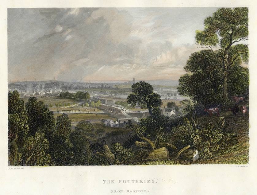 Staffordshire, The Potteries, 1870