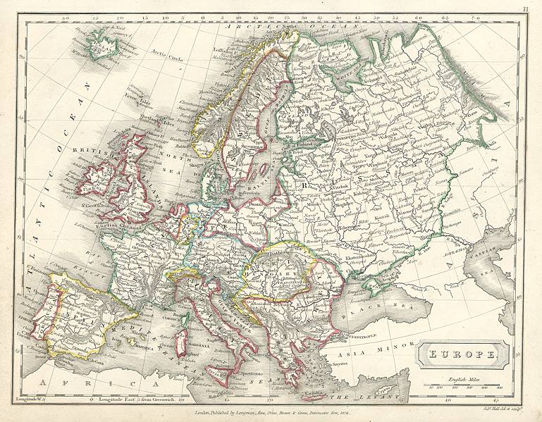 Europe, 1827