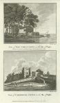 Isle of Wight, West Cowes and Carisbrook Castles, 1786